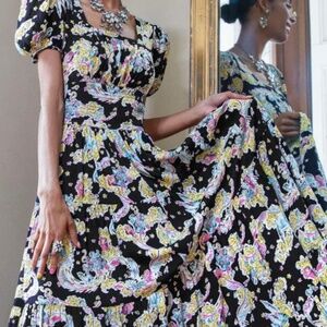 NWT  size 18 TRASHY DIVA CINDERELLA COTTAGE GOEN maxi dress rayon crêpe STUNNING
